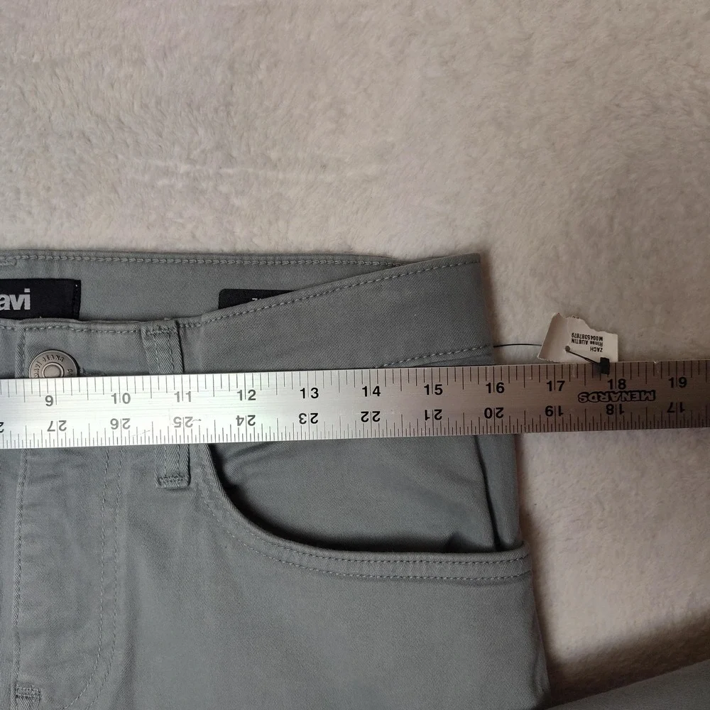 Mavi Jeans Mens 30x32 Gray Zach Straight Regular Denim Stretch Soft Twill Chino